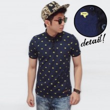 Polo Submarine Pattern Navy