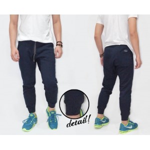 Sweatpants Terry Plain Navy
