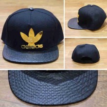 Topi Snapback Adidas Gold Pin Combine Leather Snake
