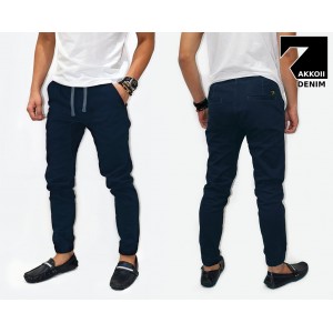 Jogger Pants Chino Basic Kakkoii Navy