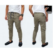Jogger Pants Chino Basic Kakkoii Khaki