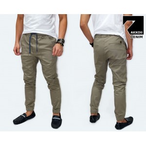Jogger Pants Chino Basic Kakkoii Khaki