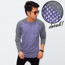Raglan Body Tree Pattern Tee