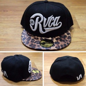 Topi Snapback Rvca Leopard