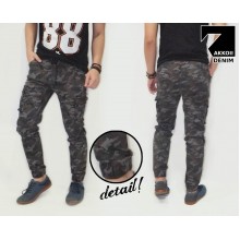 Joggers Pants Cargo Dark Army Kakkoii