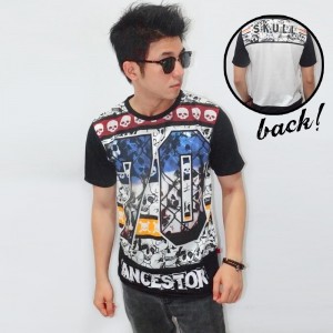 70 Ancestor Skull Print Tee