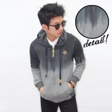 Jacket Dye Washed Dark Soft Grey