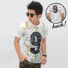 Nine Cracked Tribal Print