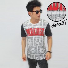 Paradise Ethnic Stripe Tee