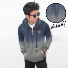 Jacket Dye Washed Navy Grey