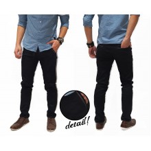 Celana Panjang Chino Basic With List Kakkoii Black