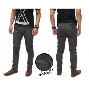 Celana Panjang Chino Basic With List Kakkoii Grey