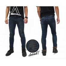 Jeans Ripped Three Destroyed Kakkoii Dark Indigo