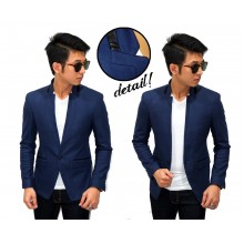 Blazer Casual Organic Wool Navy