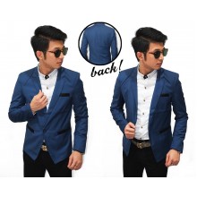 Blazer Semi Formal Pocket With List Navy