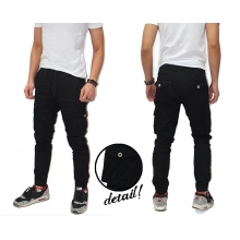 Jogger Pants Cargo Chino Kakkoii Black