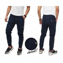 Jogger Pants Cargo Chino Kakkoii Navy