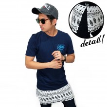 Longline T-Shirt Hunter Arrow Navy