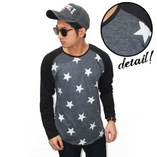 Raglan Body Big Stars Pattern