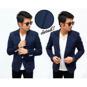 Blazer Nylon Fashion Navy