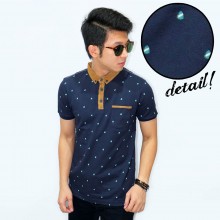 Polo Shield Pattern Navy