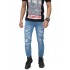 Jeans Ripped Destroyed Naked Kakkoii Soft Blue