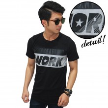 Kaos Typography Work Black