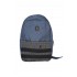 Tas Backpack Pocket Stripe Navy