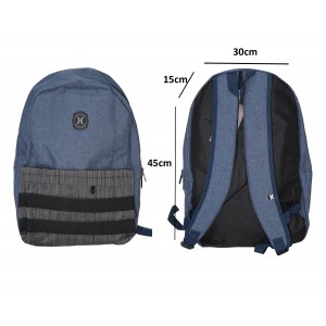 Tas Backpack Pocket Stripe Navy
