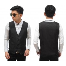 Vest Formal Basic Black