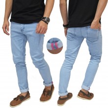 Celana Jeans Light Blue With Ribbon List