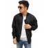 Jaket Bomber Parasut Black