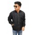Jaket Bomber Parasut Black