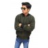 Jaket Bomber Parasut Dark Green