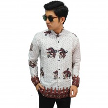 Kemeja Batik Floral Simple