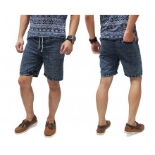 Celana Pendek Denim Acid Wash Black
