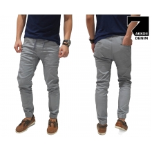 Jogger Pants Chino Basic Kakkoii Silver