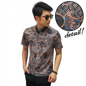Kemeja Batik Pendek Four Motif