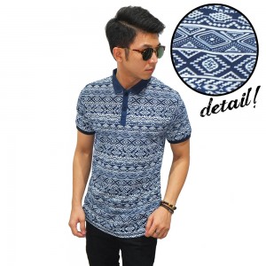 Polo Layer Tribal Navy