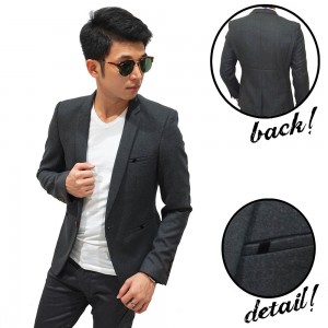 Blazer Executive Classy Wool Dark Grey