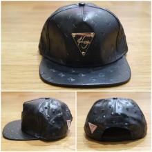 Topi Snapback Hater Leather Emboss