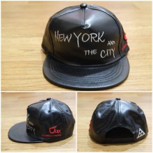 Topi Snapback Leather New York City
