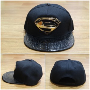 Topi Snapback Man Of Steel Leather