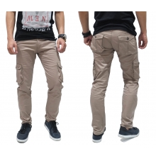 Celana Panjang Chino Cargo Khaki