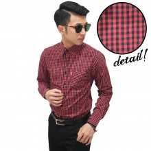 Kemeja Formal Gingham Check Bata
