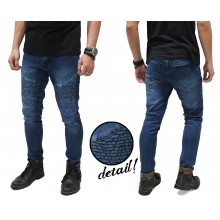 Biker Jeans Maskulin Blue