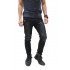 Biker Jeans Washing With Ripped Black