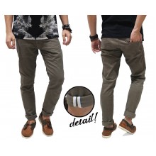 Celana Panjang Chino With Ribbon List Dark Green