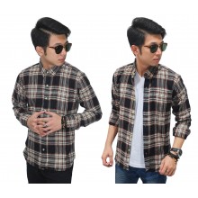 Kemeja Flannel Dark Classic Tartan