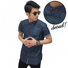 Kemeja Pendek Shanghai Chambray Simple